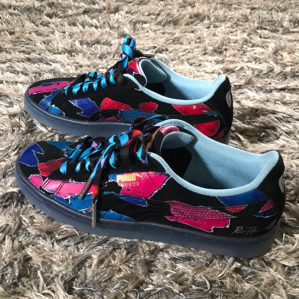 PUMA x Bradley Theodore Colorful Suede Sneakers Size US Women’s 6